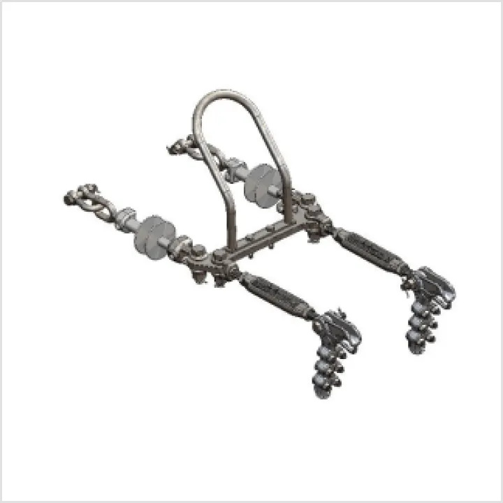 220 kv DOUBLE TENSION FITTING FOR TWIN CONDUCTOR