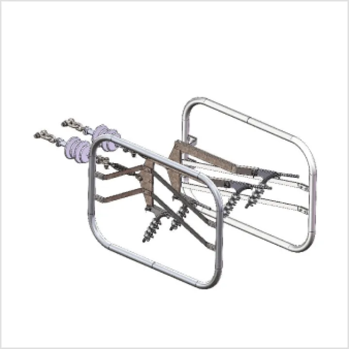 765 kV DOUBLE TENSION FITTING FOR QUAD CONDUCTOR