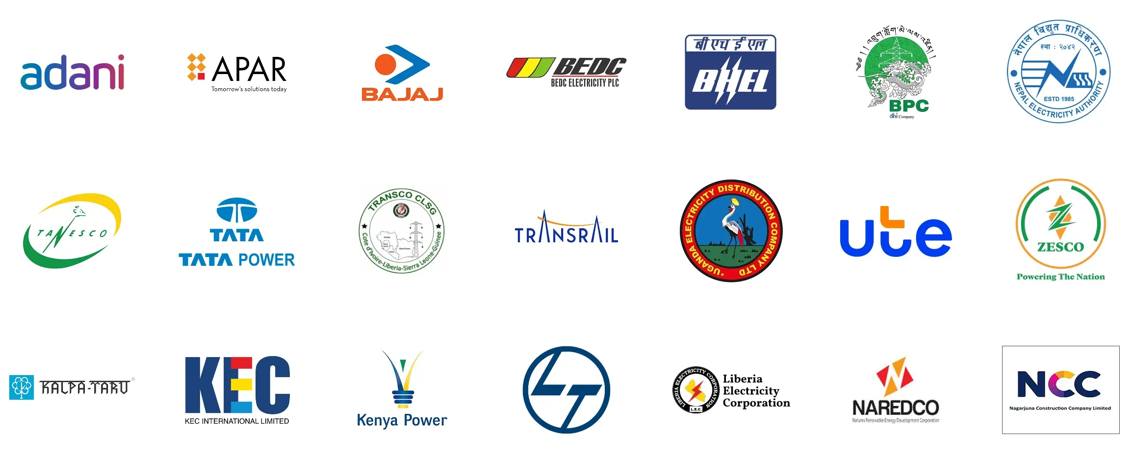 IAC Electricals Customers List